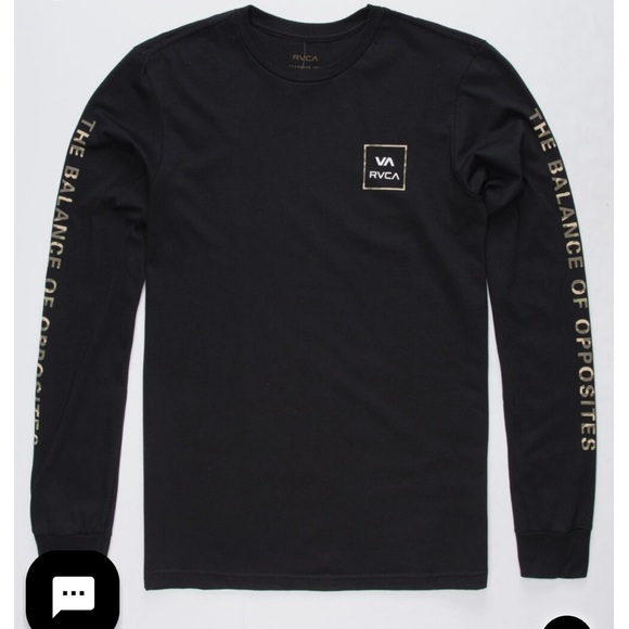 RVCA The Balance of Opposites by PM Tenore Camo Graphic Long Sleeve T-Shirt. - Picture 1 of 5